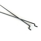 D1.5x520mm Z type Push/Pull Steel Rod for RC Aircraft Aero-modelling-2Pcs