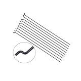 D1.5x520mm Z type Push/Pull Steel Rod for RC Aircraft Aero-modelling-2Pcs