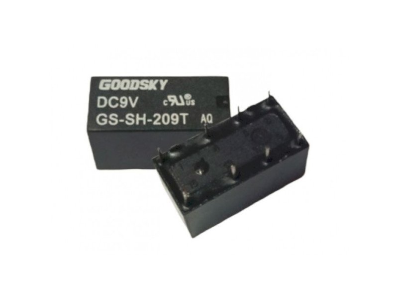 Goodsky 9V 2A DC GS-SH-209T 8 Pin DPDT PCB Mount Telecom Relay