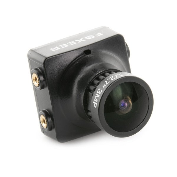 Foxeer HS1190 2.8mm 600TVL CCD OSD NTSC/PAL IR Block/IR Sensitive FPV Camera with Bracket Black PAL