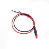 12-18V Red LED Indicator 3MM Light with 20CMCable (Pack of 5)