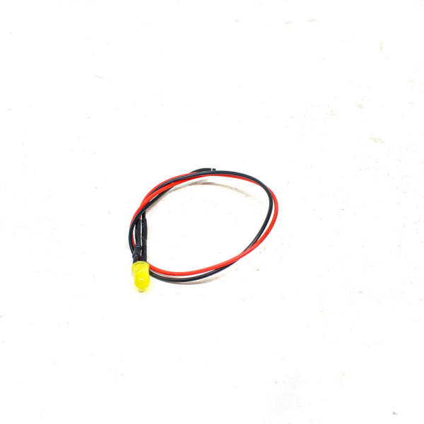 12-18V Yellow LED Indicator 5MM Light with (Pack of 5)