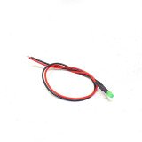3V 3MM Green LED Indicator Light with 20CMCable (Pack of 5
