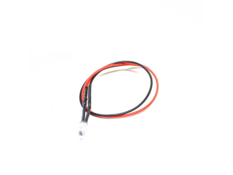 48-72V 3MM Water Clear RGB Quick Flash LED Indicator with wire (Pack of 5)