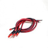 5-9V Red LED Indicator 3MM Light with 20CMCable (Pack of 5)