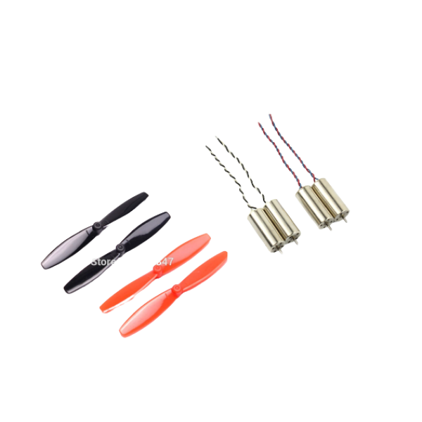 55 mm Blade Propeller Prop with 8520 CW & CCW Coreless Brushed Motor For Indoor Racing Drone Quadcopter
