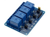 4 Channel Isolated 5V 10A Relay Module opto coupler For Arduino PIC AVR DSP ARM