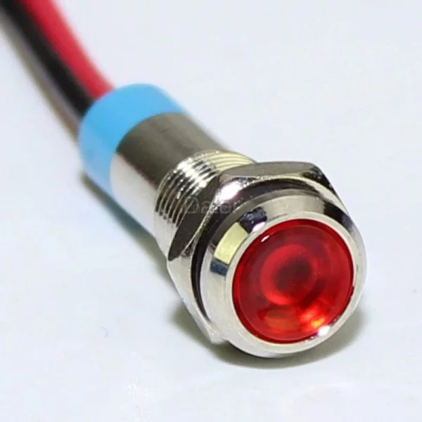 Red V Mm Led Metal Indicator Light