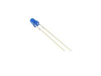 Blue Round LED Diffused 3mm DIP (Pack of 10)