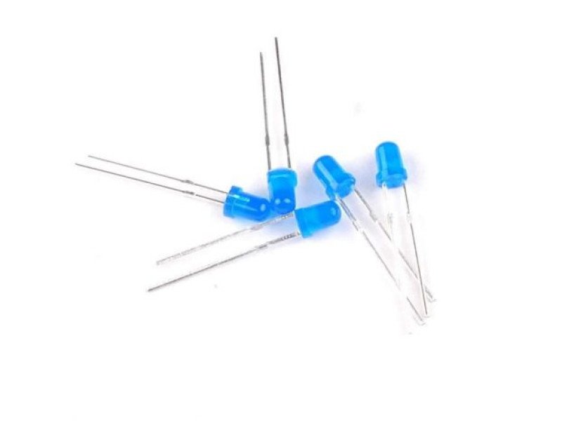 Blue Round LED Diffused 3mm DIP (Pack of 10)