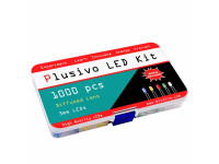 Plusivo 3mm Diffused LED Diode Assortment Kit