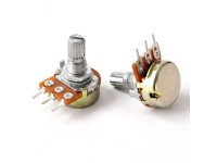 100K Ohm 3Pin 15mm Shaft Potentiometer (Pack of 3)