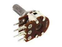 100kΩ 0.2W 6 Pin 2 Gang Rotary Carbon Potentiometer (15mm)