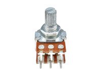 10kΩ 0.2W 6 Pin 2 Gang Rotary Carbon Potentiometer (15mm)