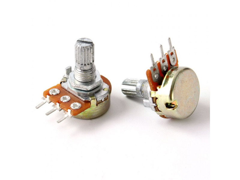 1K Ohm 3Pin 15mm Shaft Potentiometer (Pack of 3)