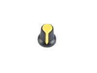 Potentiometer Knob Rotary Switch Cap Yellow Color- Pack of 5 Pcs.