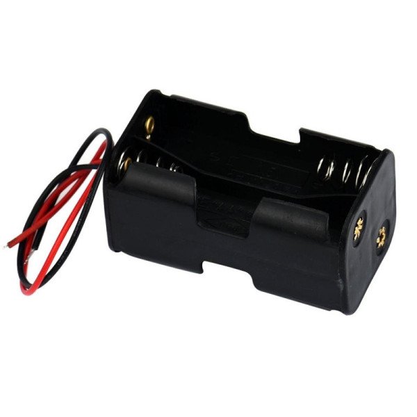4 x AA Battery Holder Box with SM Male to Female Plug without Cover（Back-to-Back）