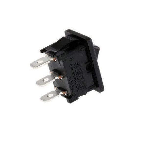 6 A 250V 3 pin SPDT ON-OFF Rocker Switch- 2pcs