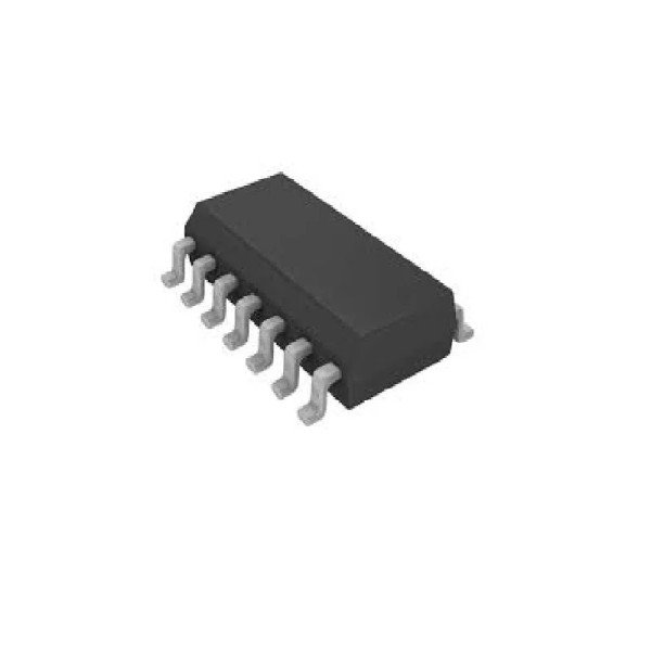 SN74ABT125DR – Quadruple Bus Buffer Gate 3-State Output SMD SOIC-14 – Texas Instruments (TI)