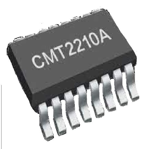 Receiver chipset CMT2210AW-ESR.