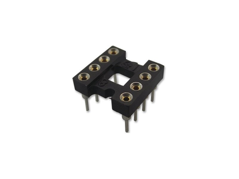 8 Pin Machined IC Base/Socket Round Holes (Pack of 2)