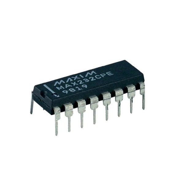 MAX232CPE PDIP-16 RS-232 Interface IC (Pack of 2 ICs)