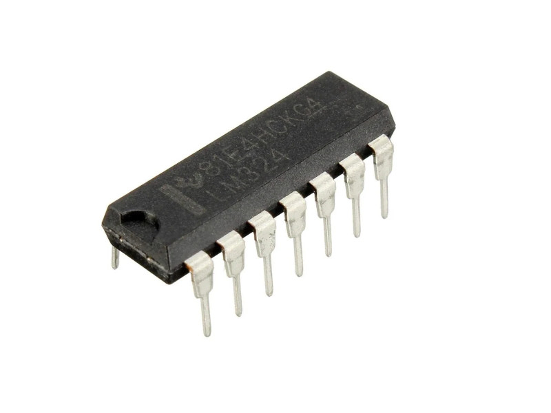 LM324N PDIP-14 Operational Amplifier(Pack of 5 ICs)