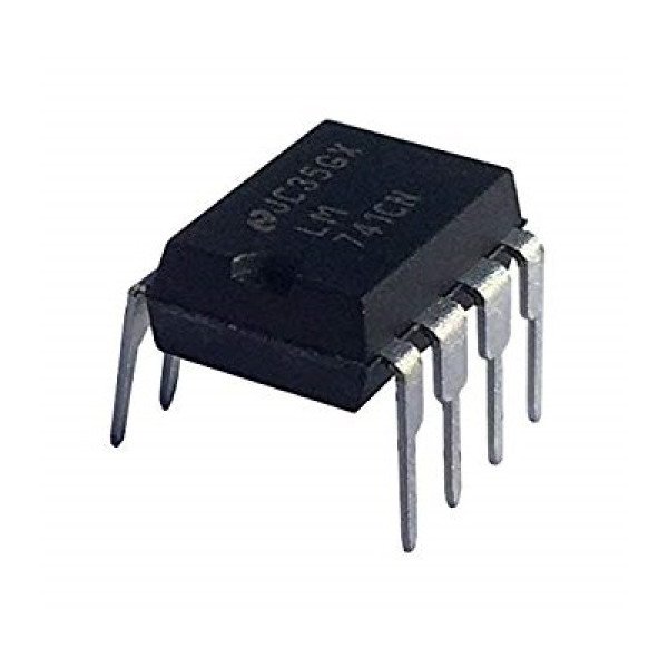 LM741N PDIP-8 Operational Amplifier (Pack of 3 ICs)