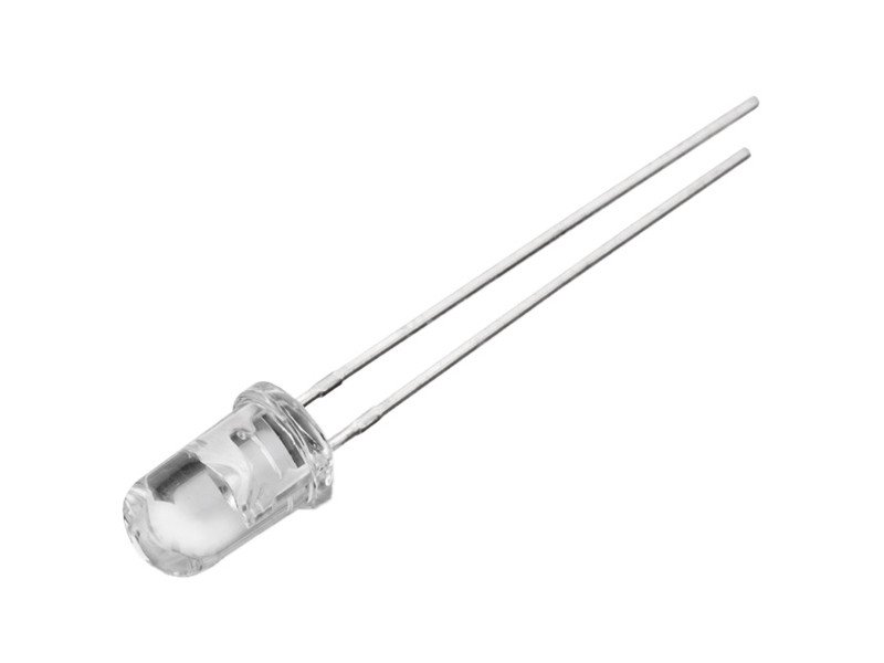 IR LED Transparent 5mm DIP (Pack of 5)