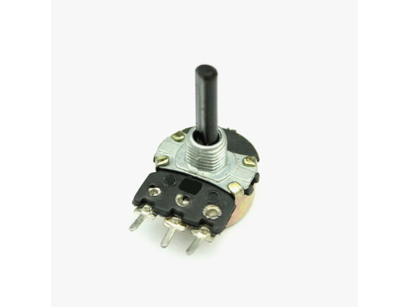 10K Ohm  Rotatory Potentiometer Tone Control 3 Pin 4mm  Plastic D-Type Shaft (Pack Of 2)