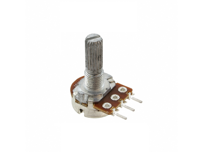 47 K Ohm Rotatory Potentiometer Tone Control 3Pin 6mm Metal Round Shaft (Pack Of 2)