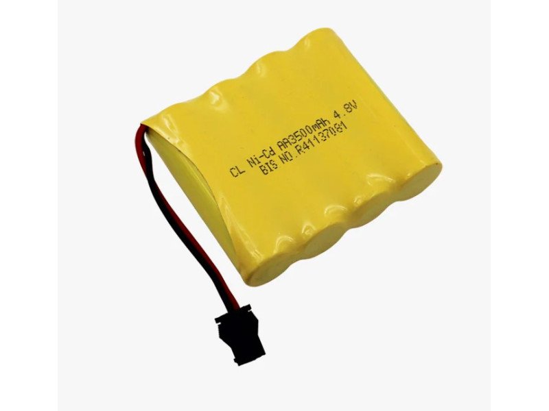 Ni-Cd 3500mAh 4.8v AA Cell Battery Pack with SM Connector